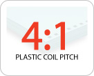 4:1 Plastic Coil