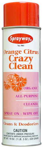 Organic Orange Citrus Crazy Clean Spray