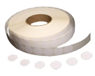 15/16" White Wafer Seals (20 Rolls, 5000 Count)